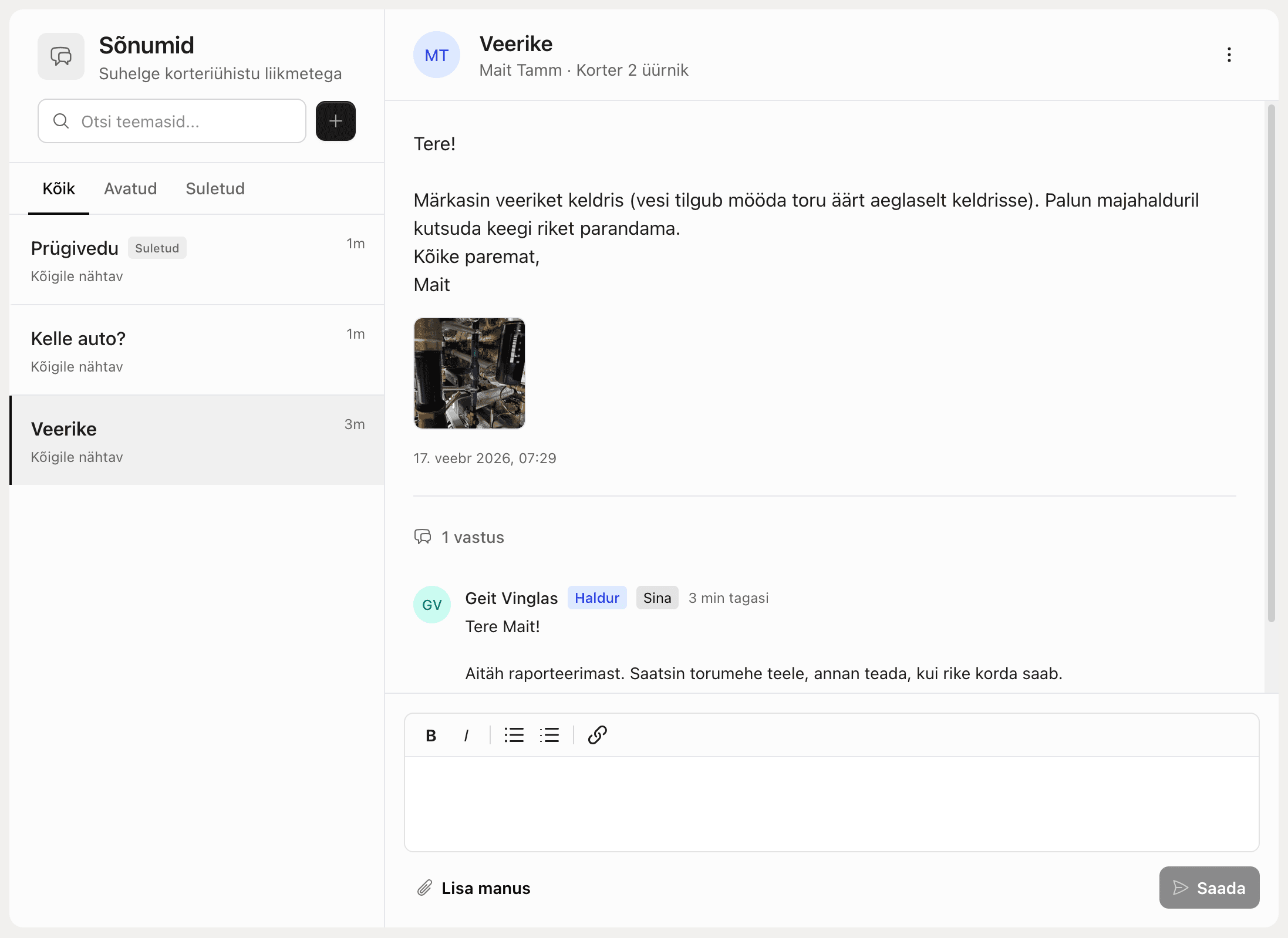 Mugav sõnumivahetus
