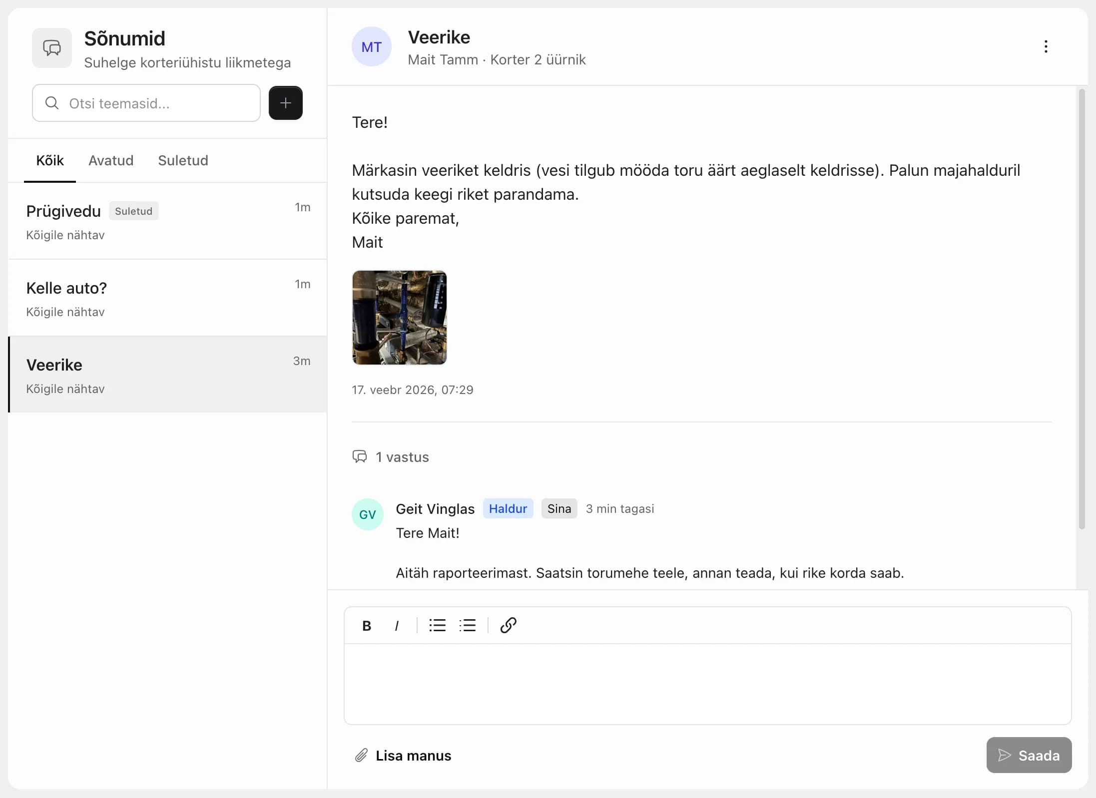 Mugav sõnumivahetus